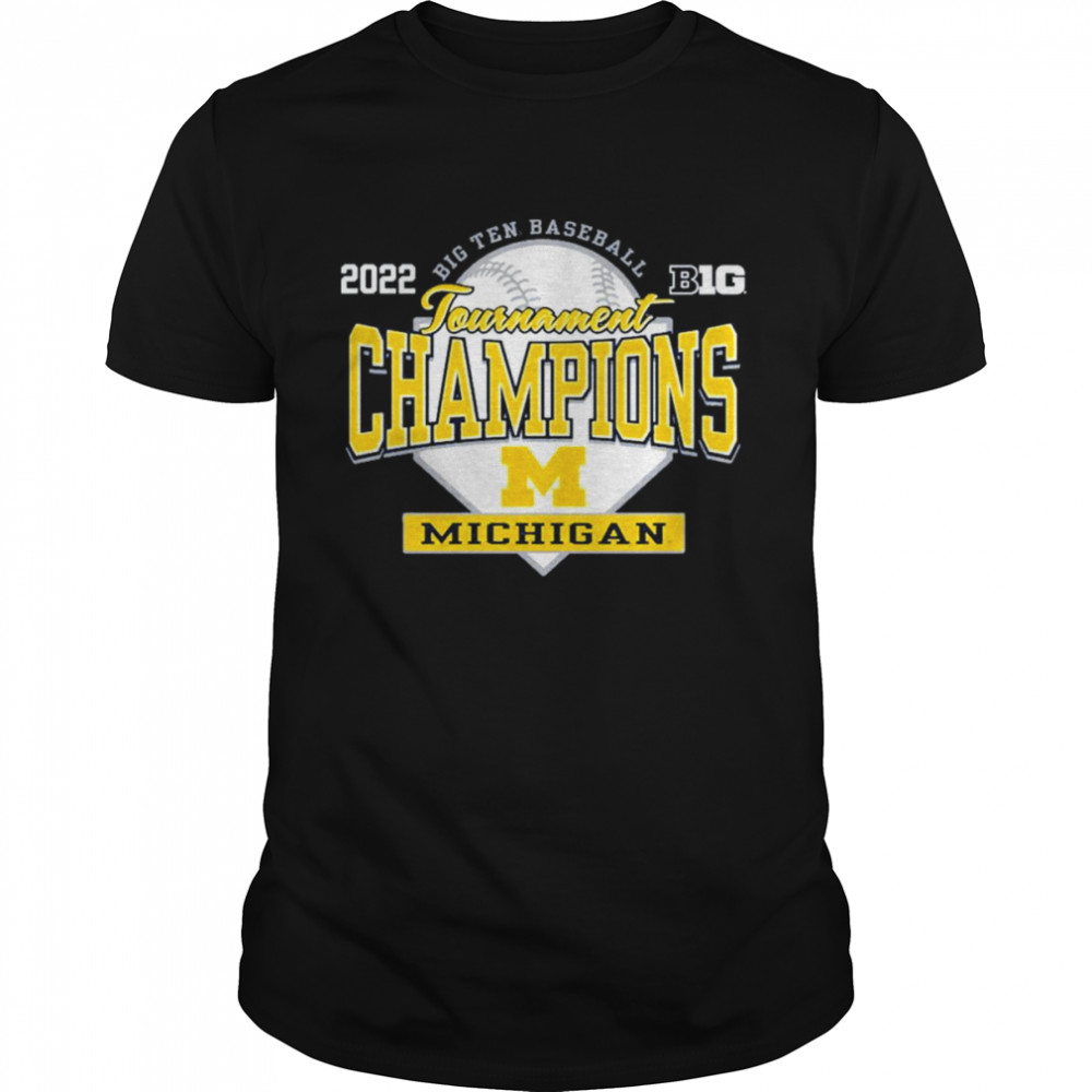 University Of Michigan Baseball Big Ten Tournament Champions Shirt