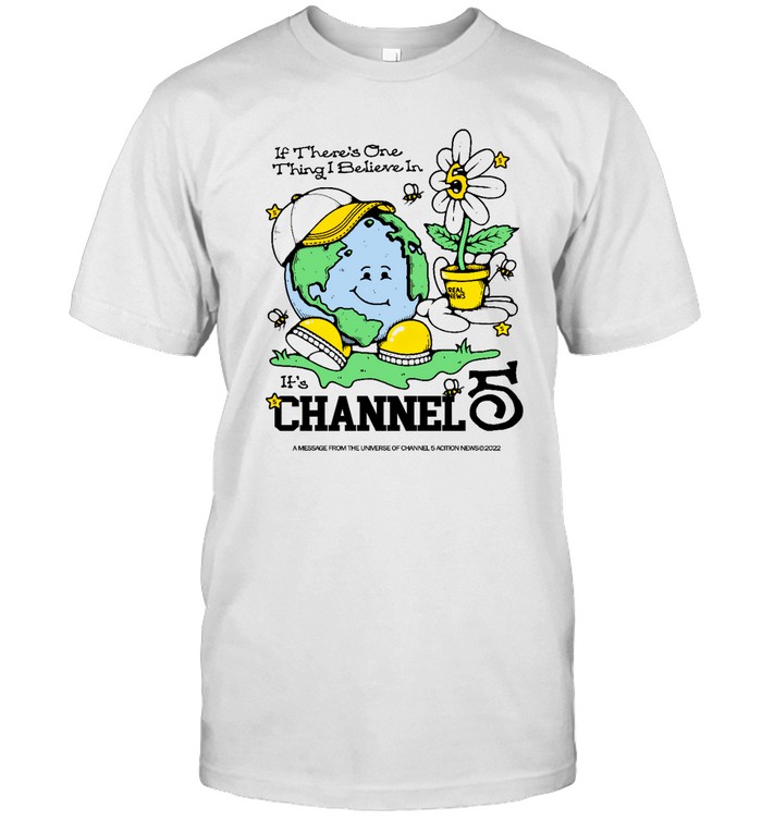 Channel 5 I Believe In Channel 5 Crystal Dye T Shirt