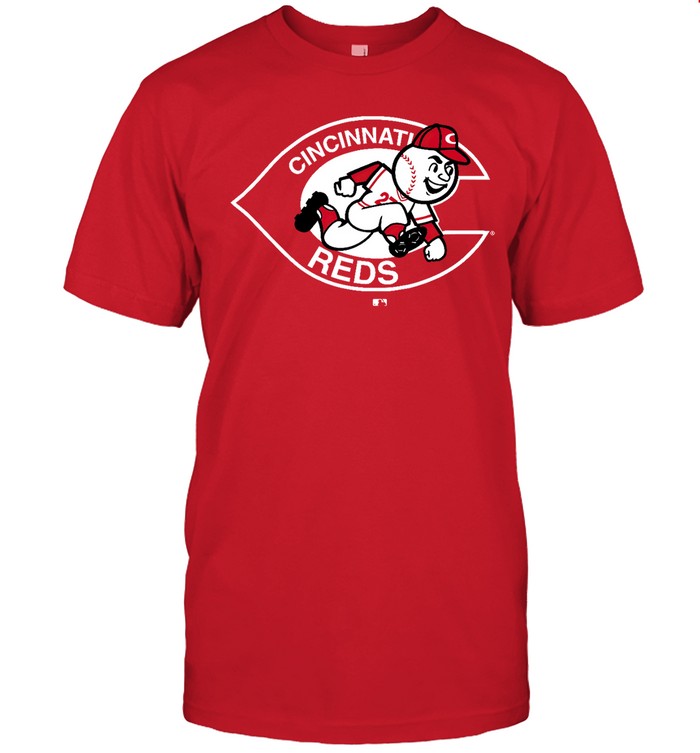 Cincinnati Reds Cooperstown Collection Logo Shirt