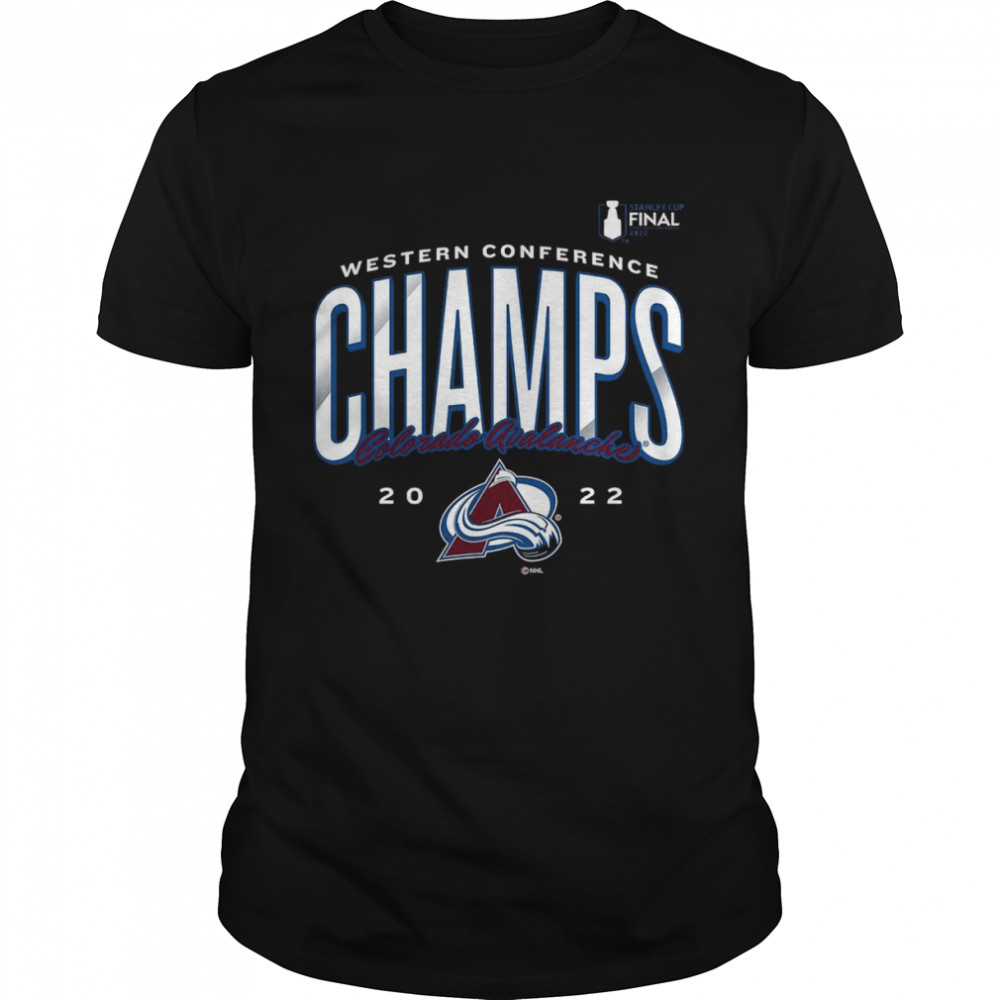 Colorado Avalanche 2022 Western Conference Champions Crash The Net Shirt
