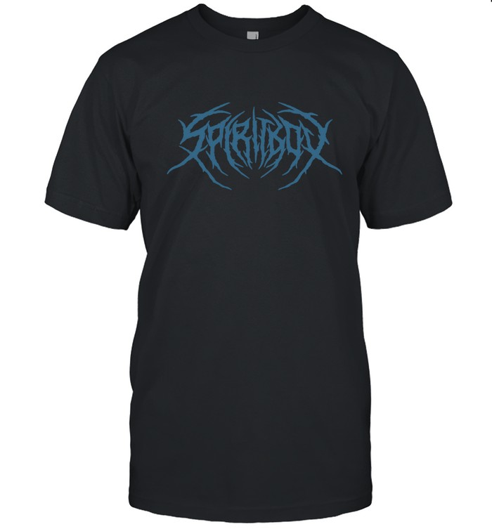 Death Metal Logo Blue Print Mineral Spiritbox  Classic Men's T-shirt