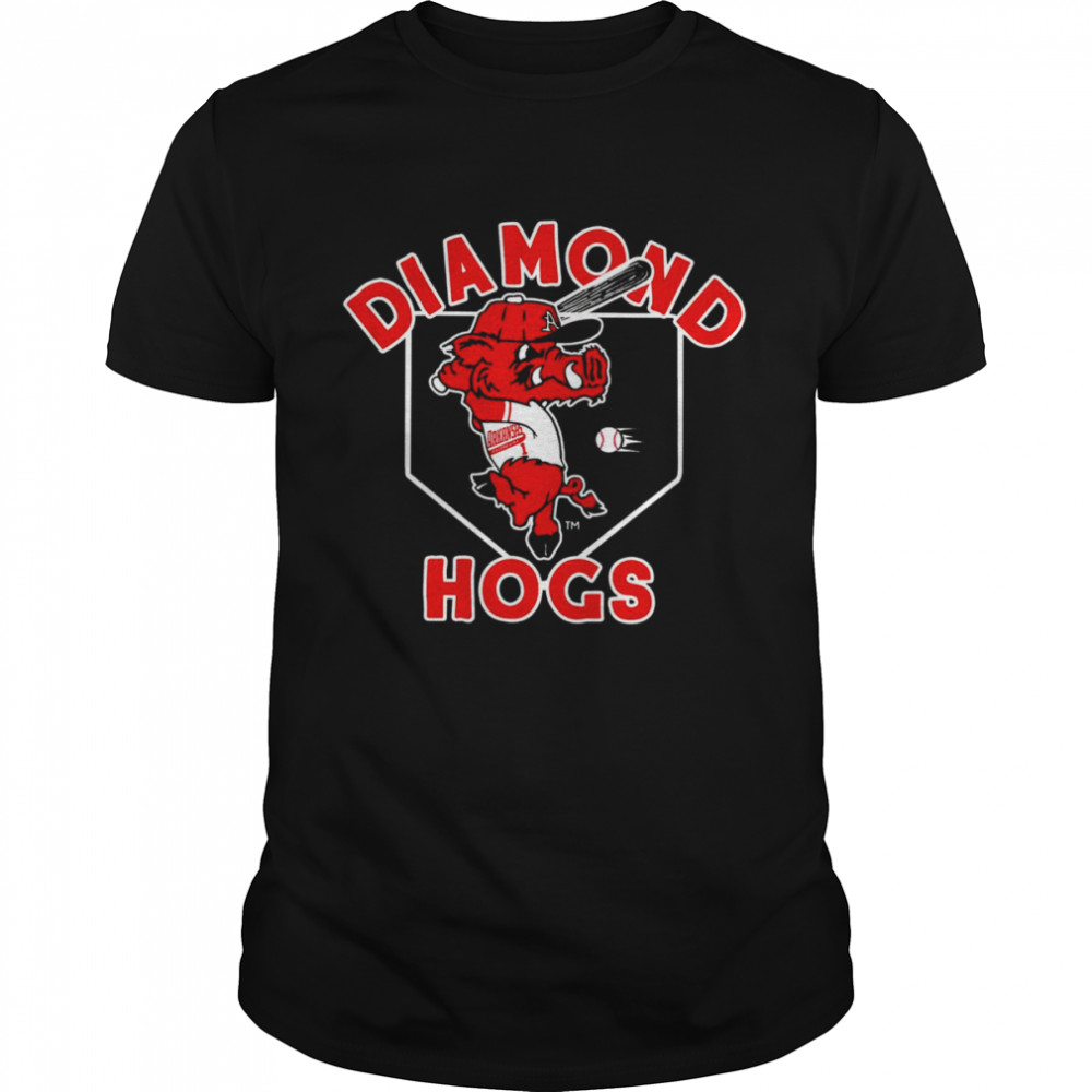 Diamond Hogs Baseball logo T-shirt