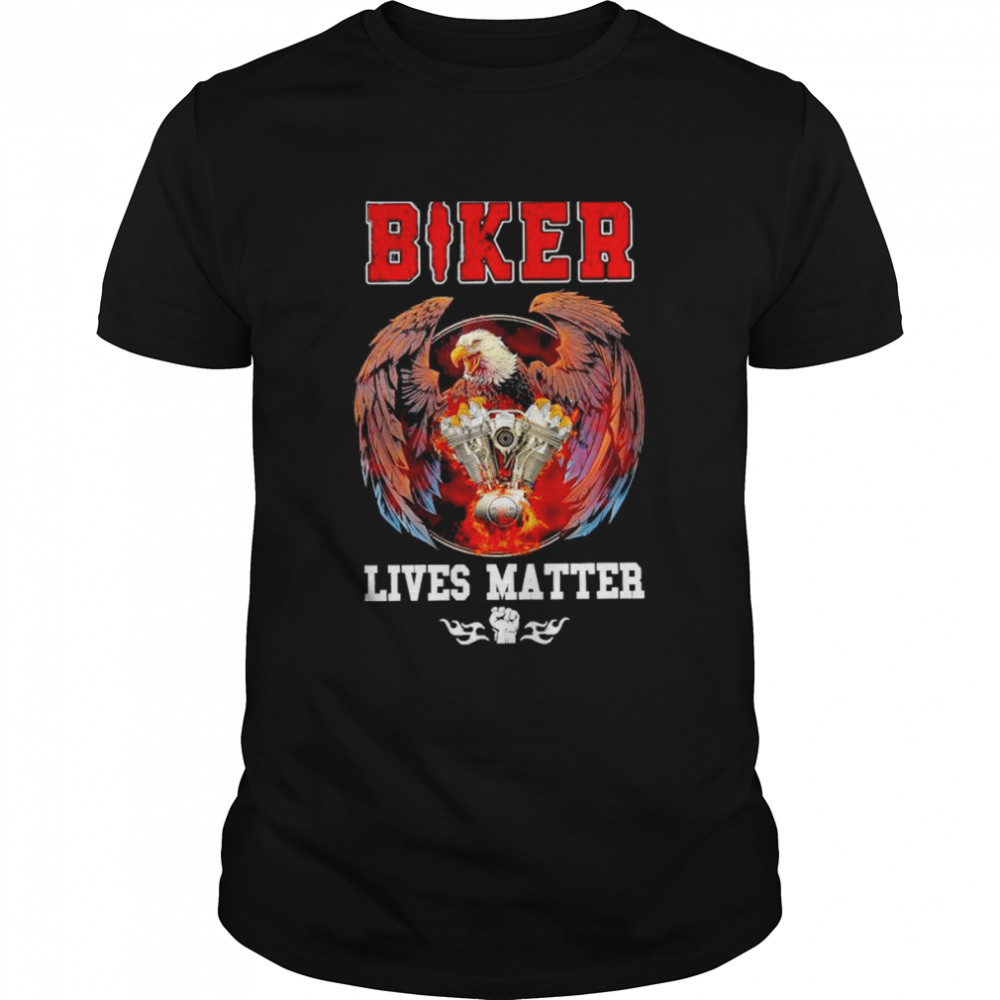 Eagle Biker Lives Matter T-Shirt