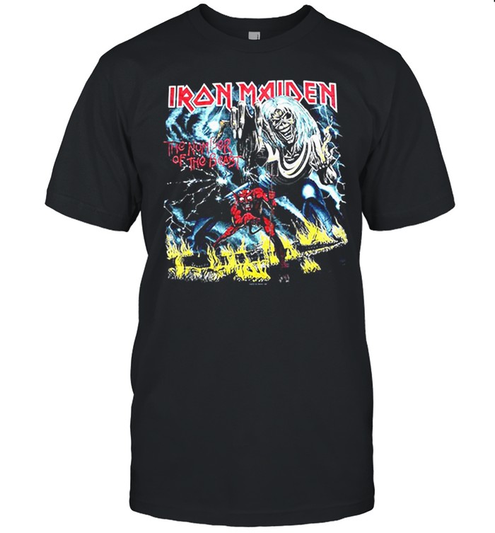 Iron Maiden Number Of The Beast Album T Shirt