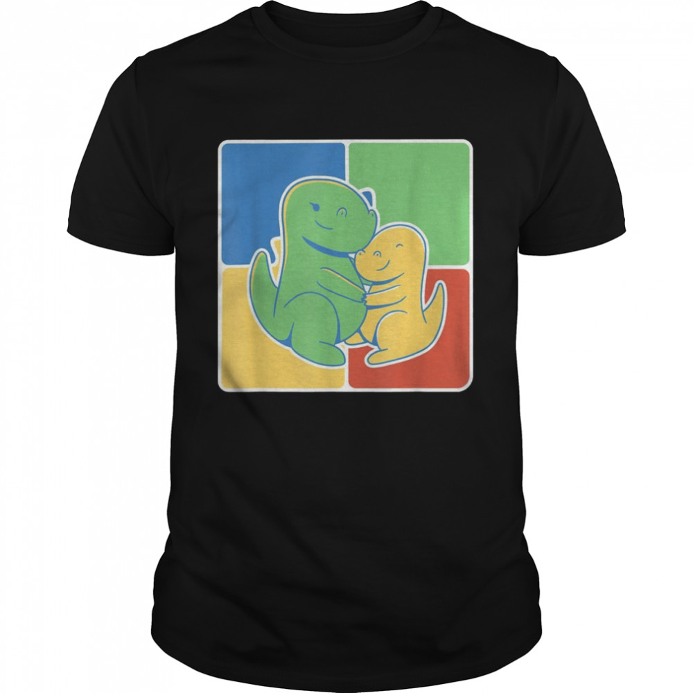 Mom And Son Dinosaurs Shirt