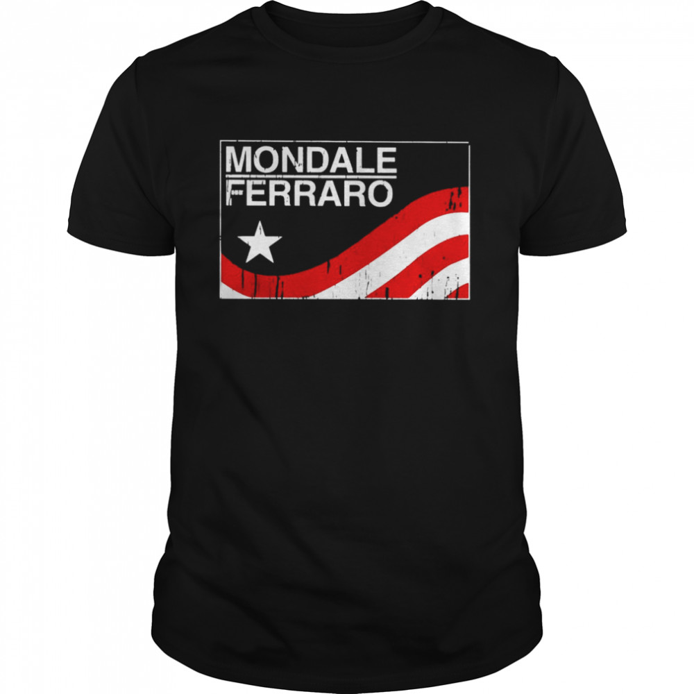 Mondale Ferraro flag T-shirt Classic Men's T-shirt
