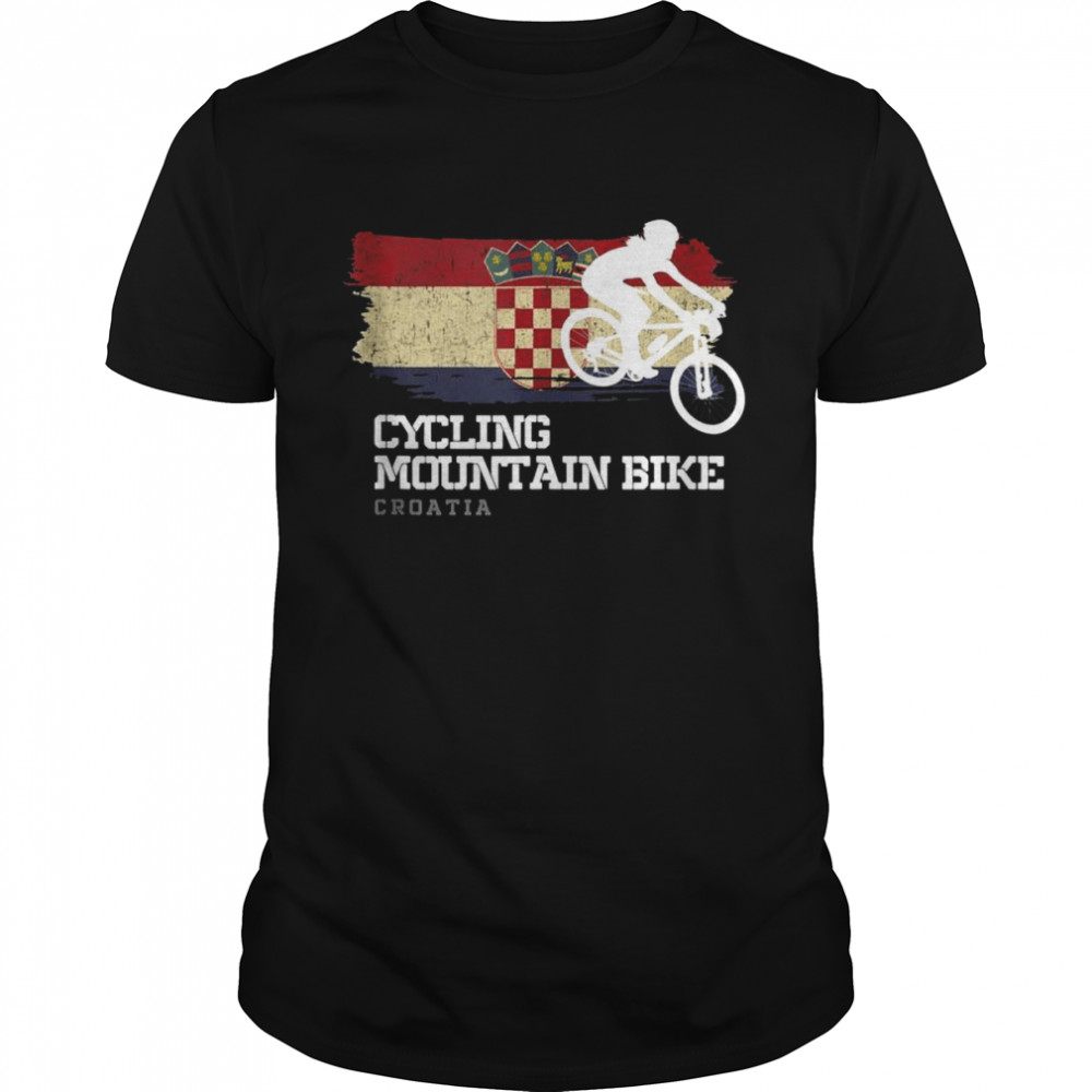 Mountain Bike Croatia Mtb Biker Biking Cycling Tank Shirttop Shirt - Copy