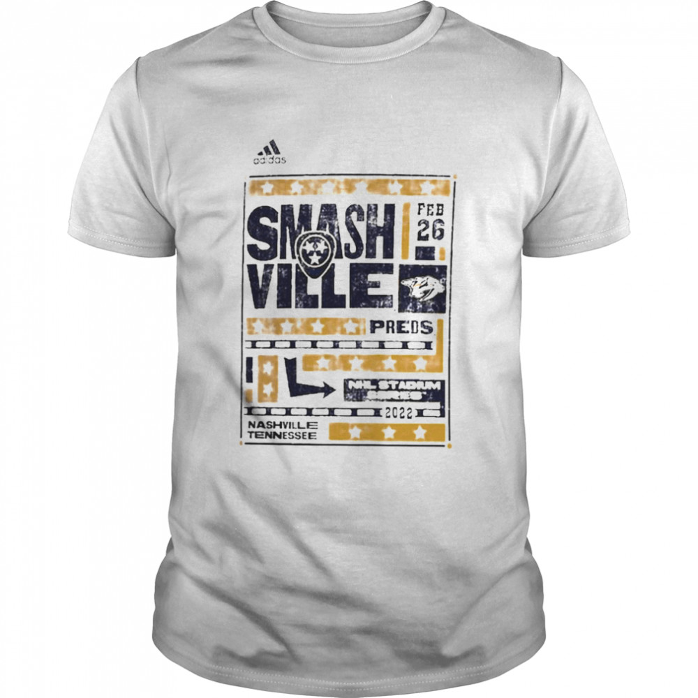 Nashville Predators adidas 2022 Smash Ville shirt, hoodie, sweater