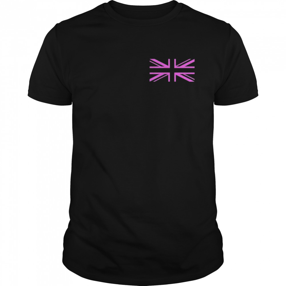 Pink Union Jack Flag United Kingdom Great Britain England Shirt
