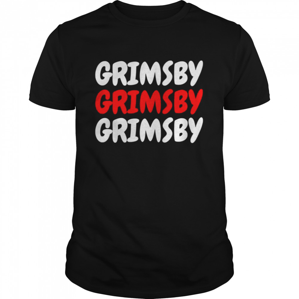 Text Design England United Kingdom Grimsby Town shirt