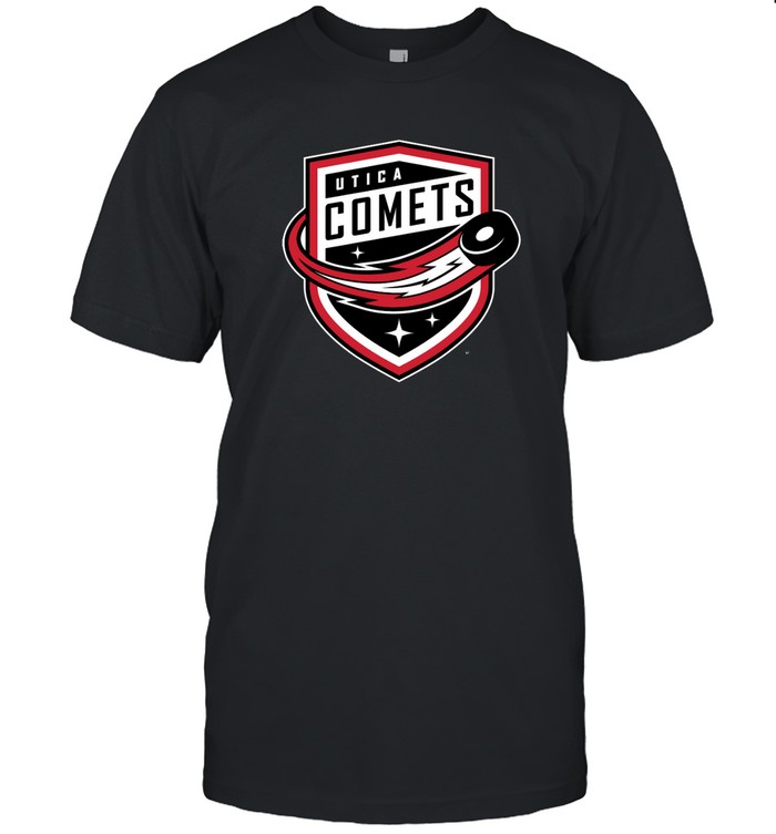 Utica Comets Adult Primary Logo T Shirt