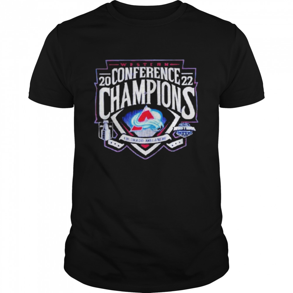 Western Conference 2022 Champions Colorado Avalanche Hockey Shirt