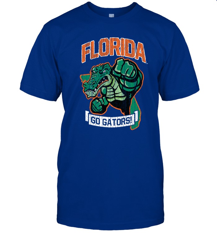 Champion Royal Florida Gators Strong Mascot Team Shirt