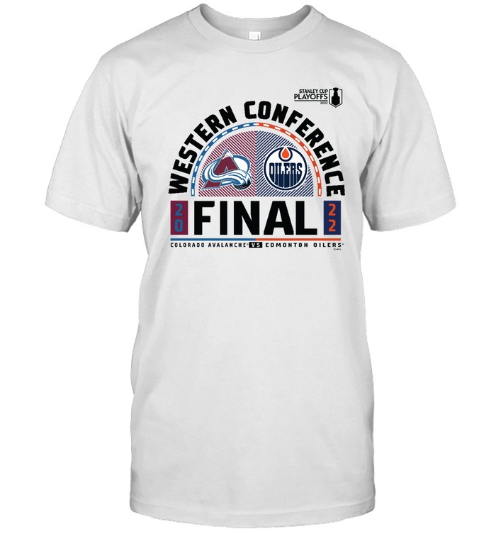 Colorado Avalanche vs Edmonton Oilers 2022 Finals Matchup T-Shirt