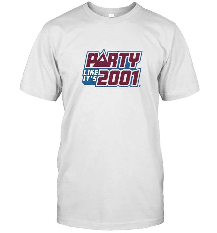 Colorado Hockey Party Like It'S 2001 Shirt