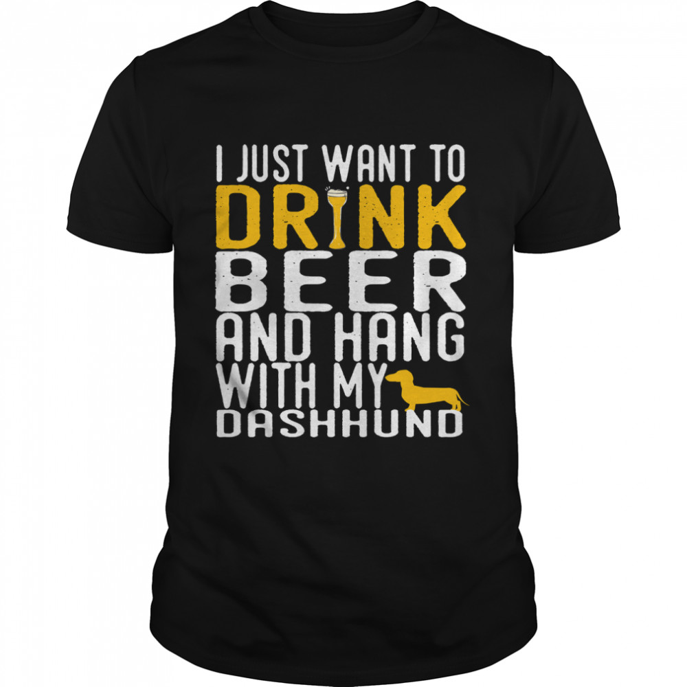 Dashhund Funny Dog Beer Lovers Gift Essential T-Shirt