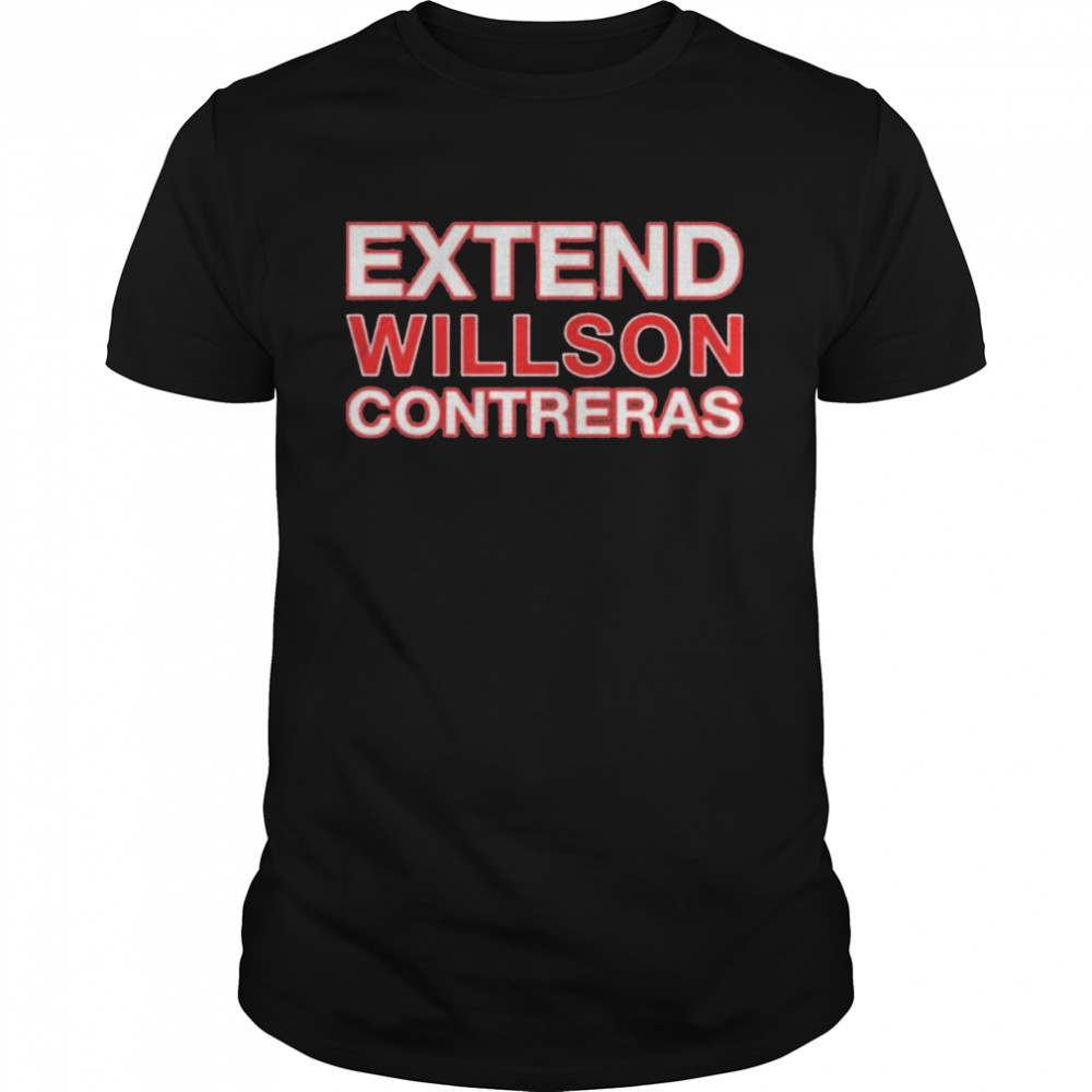 Extend Willson Contreras Chicago Cubs Obvious T-Shirt