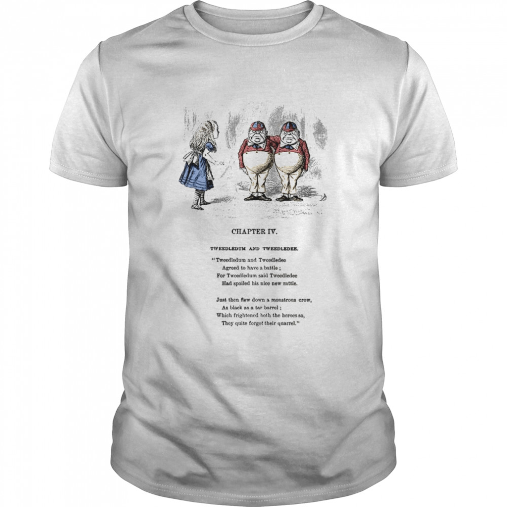 Lookingglass Tweedledum And Tweedledee Alices Adventures In Wonderland Shirt
