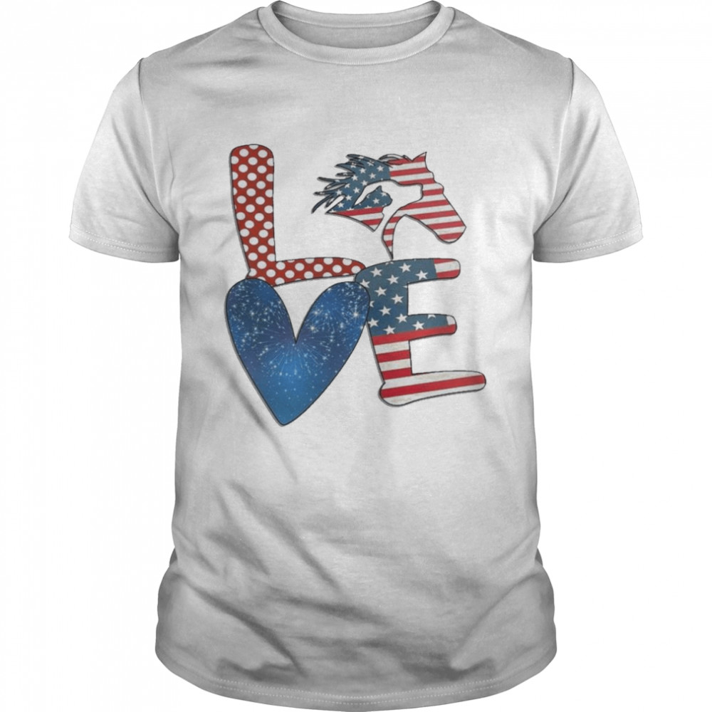 Love American Flag Shirt