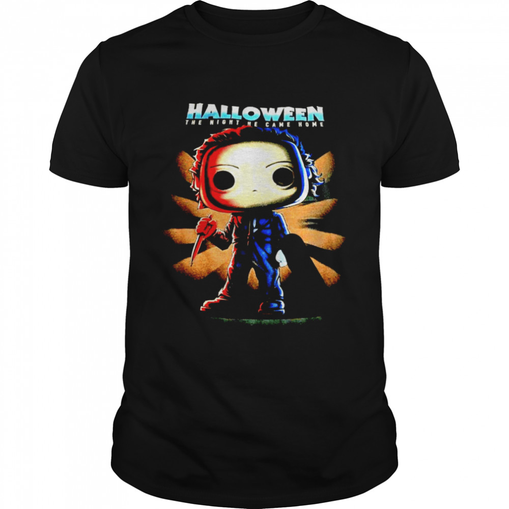 Michael Myers cartoon halloween the night he came home shirt