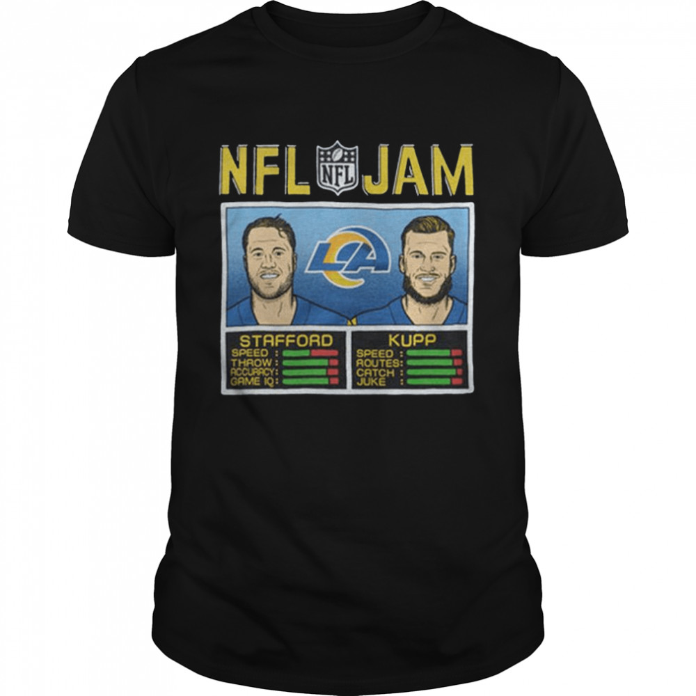 NFL Jam Matthew Stafford And Cooper Kupp Los Angeles Rams Shirt
