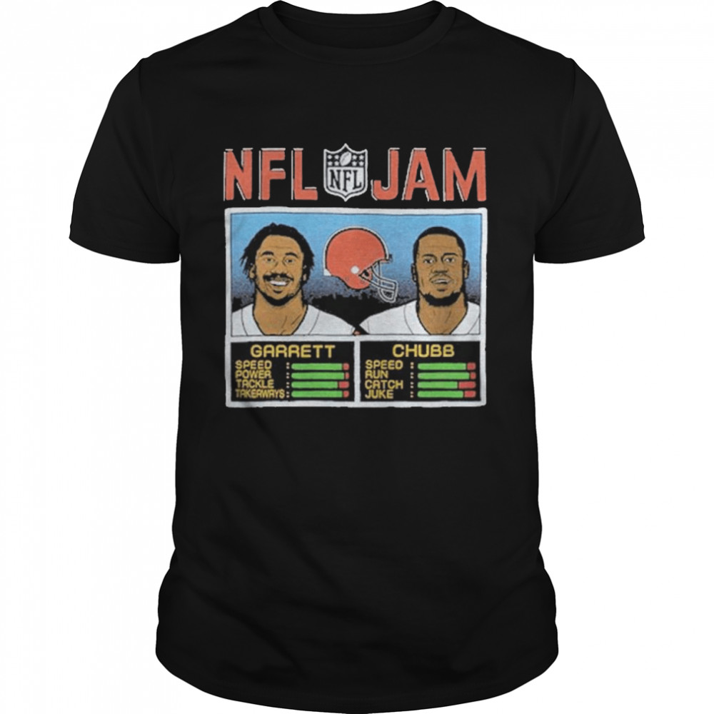Nfl Jam Myles Garrett And Nick Chubb Cleveland Browns Shirt