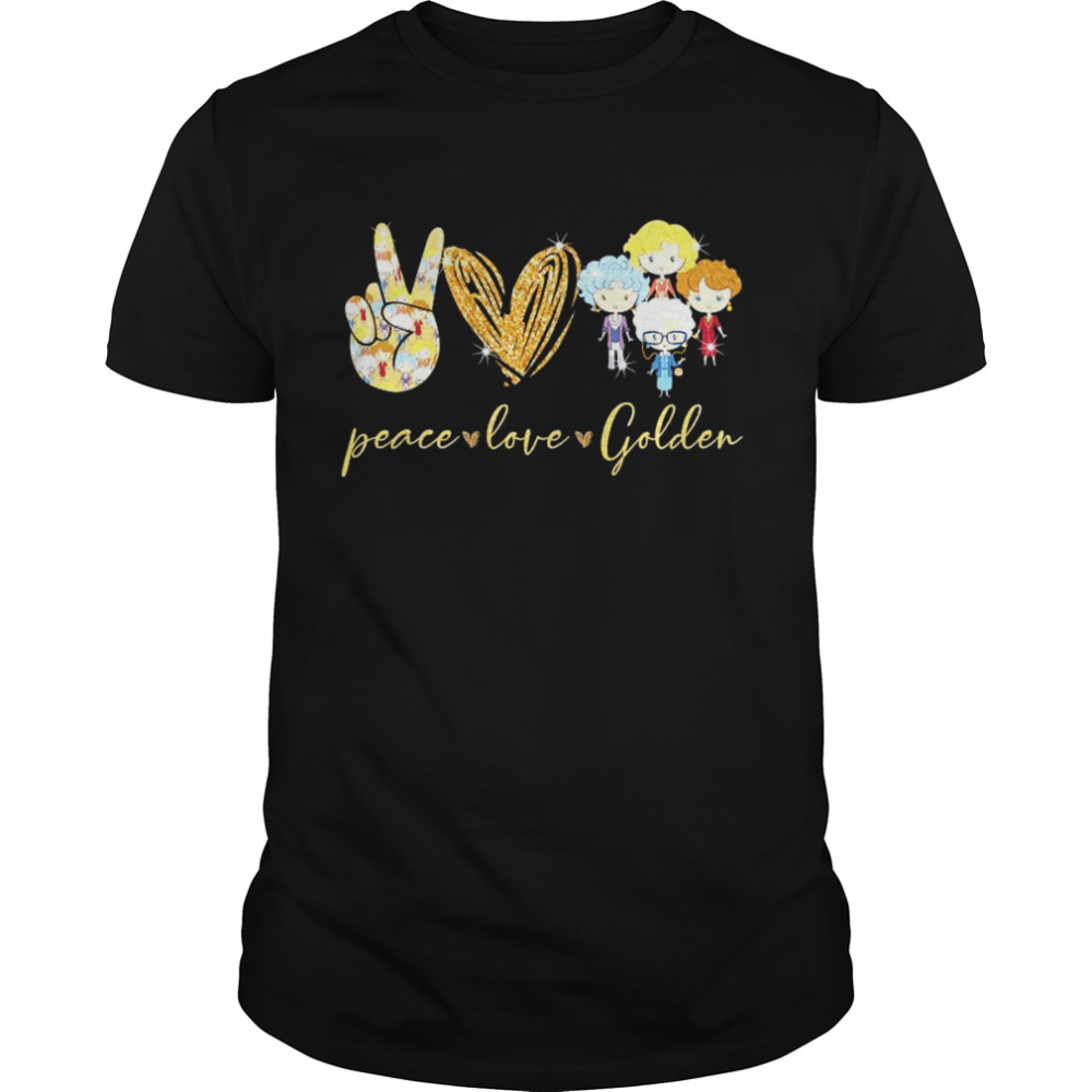 Peace Love Golden Girl Chibi 2022 Shirt