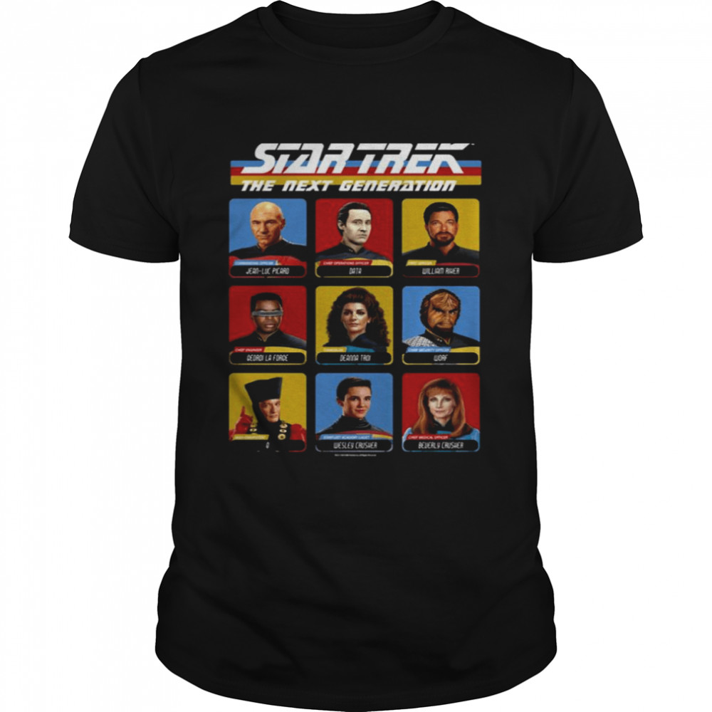 Portrait Panel Next Generation Star Trek Shirt