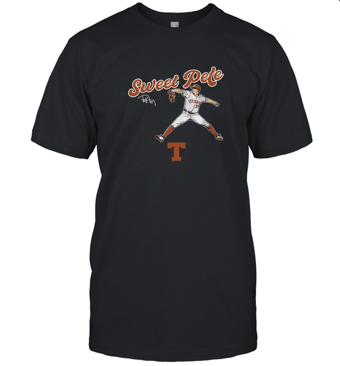 Texas Baseball Sweet Pete Hansen 33 Shirt
