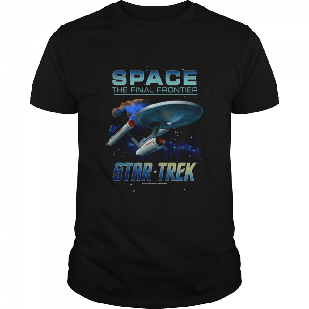 The Final Frontier Enterprise Portrait Star Trek Shirt