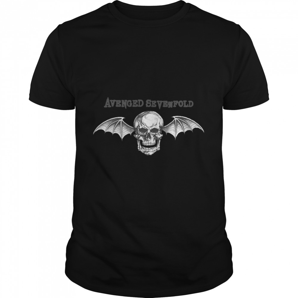 The Strongest Avenger Death Skull And Wings Logo Premium T- Classic Men's T-shirt