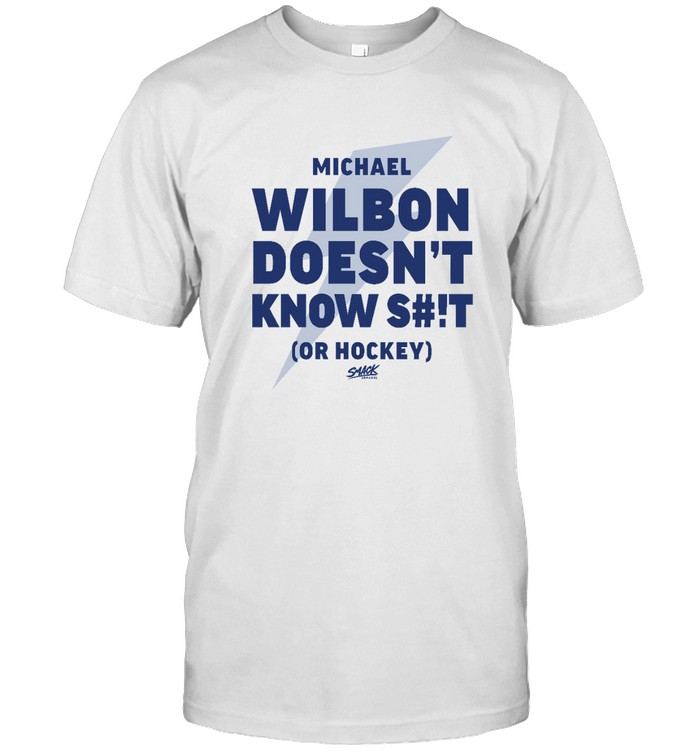 Wilbon Doesn'T Know S#!T Shirt  Tampa Bay Hockey