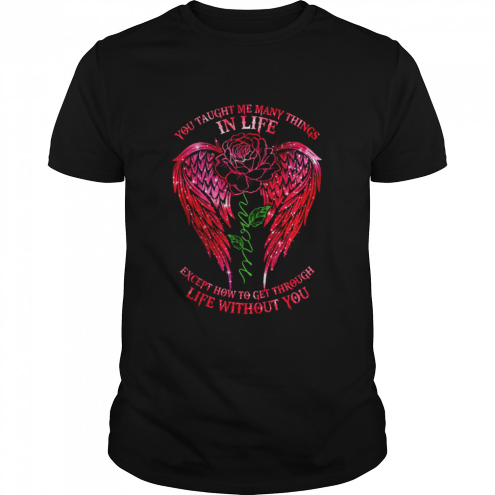 You Taught Me Many Things In Life Except Shirt