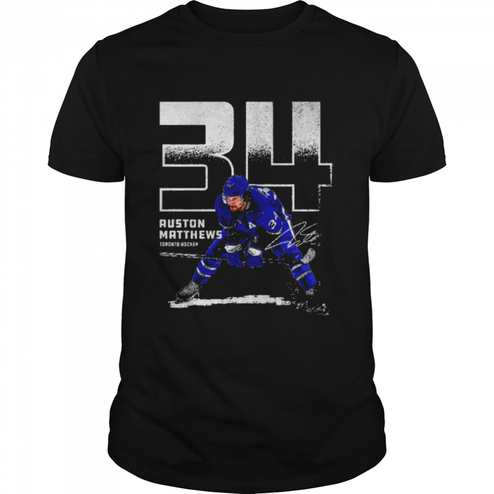 Auston Matthews Toronto Outline Signatures Shirt