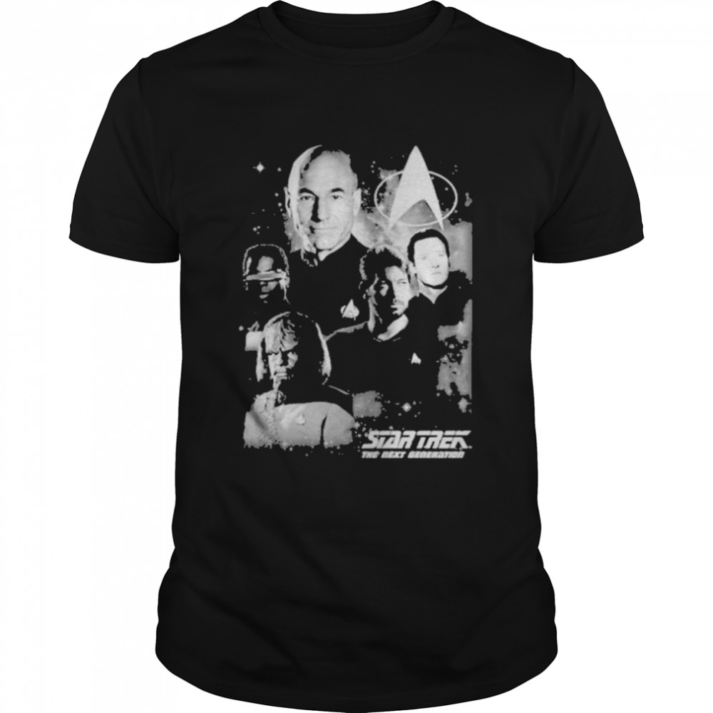 Character Collage Next Generation Star Trek T- Classic Men's T-shirt