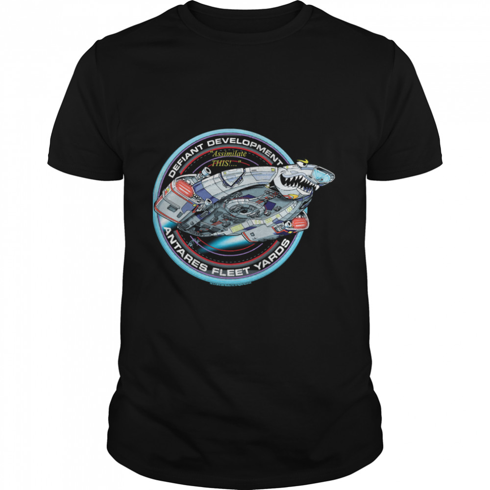Star Trek Deep Space Nine Defiant Development Logo Classic T-Shirt