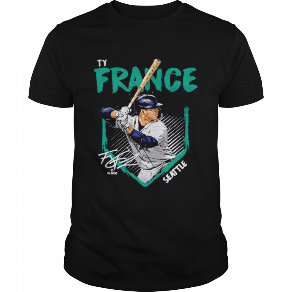 Ty France Seattle Baseball Signatures Shirt