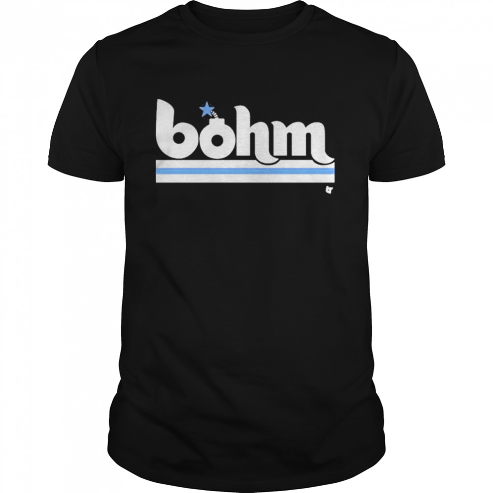 Bohm Bomb Breakingt Store Alec Bohm Bomb Phillies T-Shirt