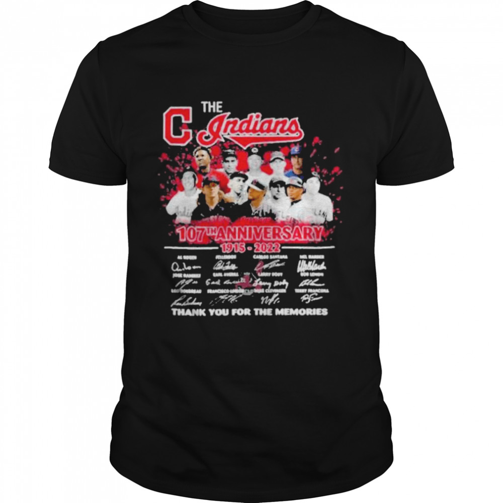 Cleveland Indians 107th Anniversary 1915 2022 T-Shirt