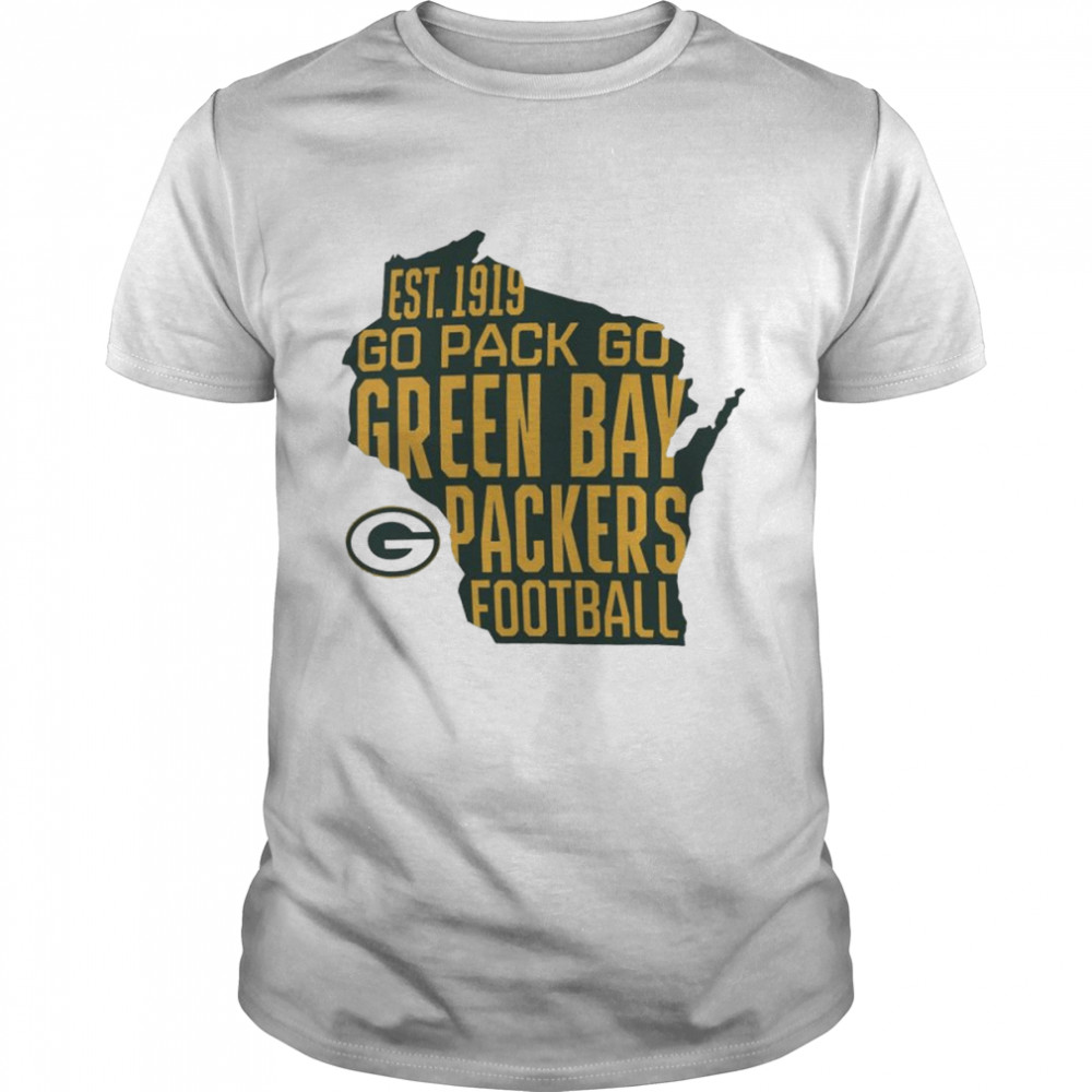 Green Bay Packers Est 1919 go pack go shirt