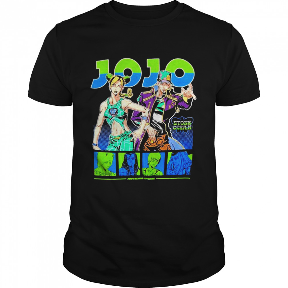 JoJo’s Bizarre Adventure Stone Ocean Jolyne and Jotaro shirt