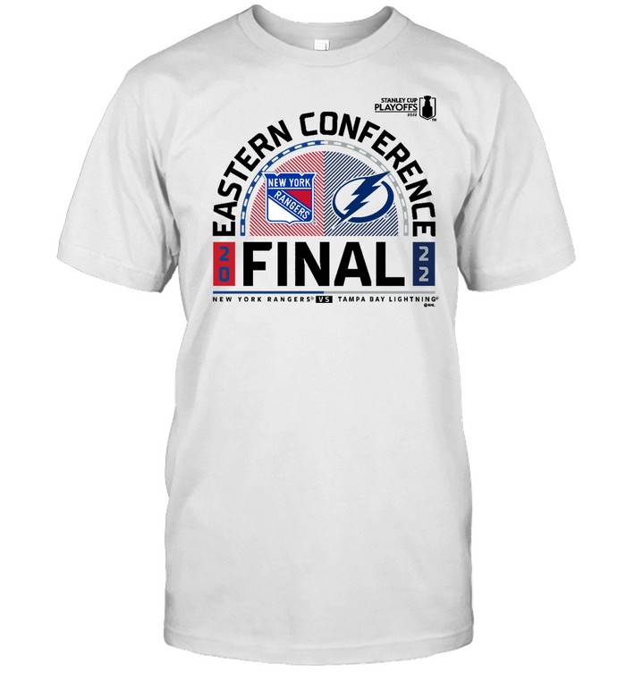 New York Rangers Vs Tampa Bay Lightning 2022 Eastern Conference Finals  Classic Men's T-shirt