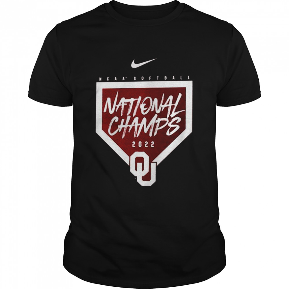 Nike Crimson Oklahoma Sooners 2022 NCAA Softball Women’s College World Series Champions T-Shirt