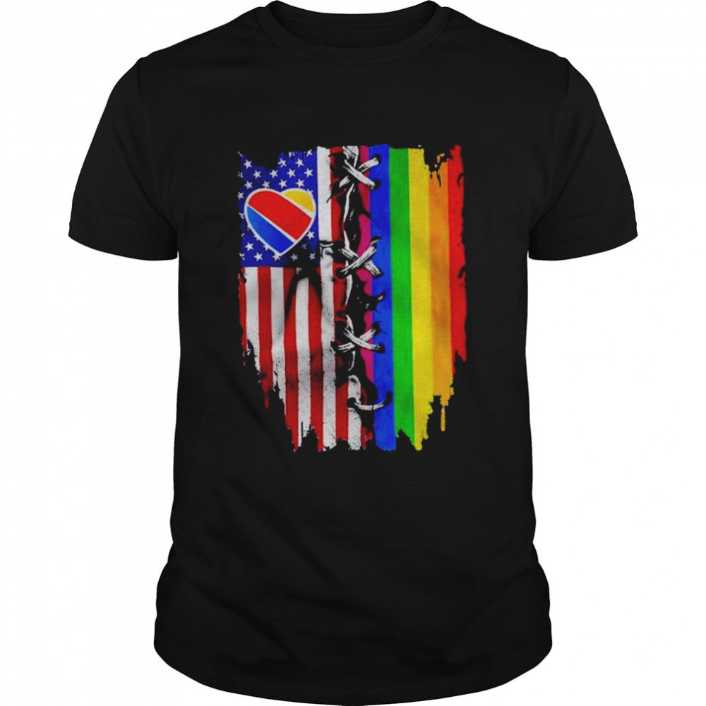 Southwest Airlines Flag Lgbt Shirt