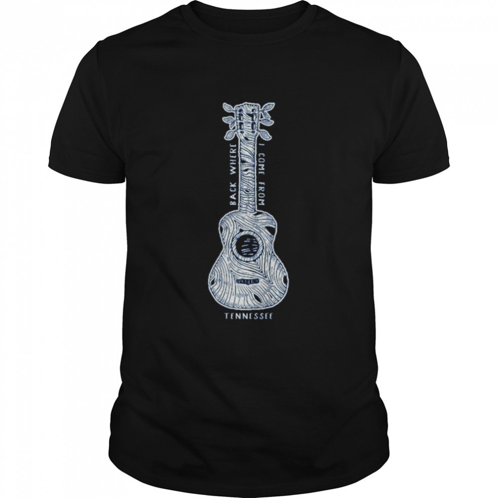 Tennessee back where i come from trunk tunes guitar shirt