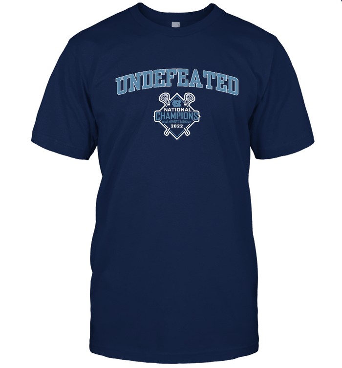 UNC Lacrosse 22 Undefeated Shirt
