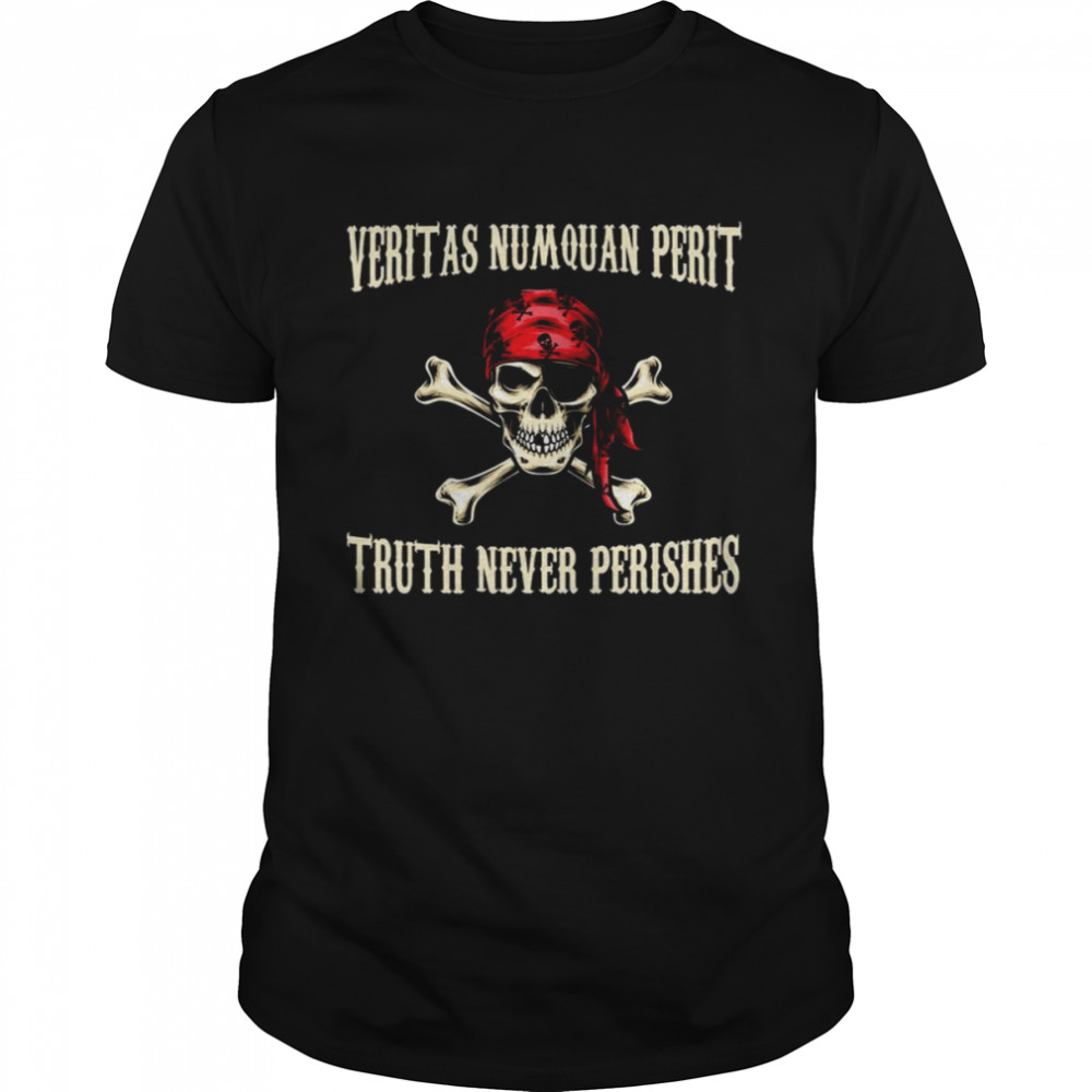 Veritas Numquam Perit Truth Never Perishes Captain Caribean shirt