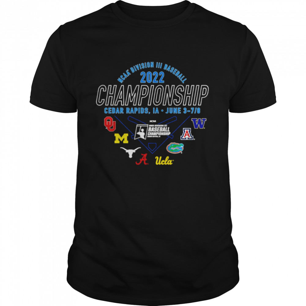 2022 Ncaa Division Iii Baseball Championship Cedar Rapids Ia Shirt