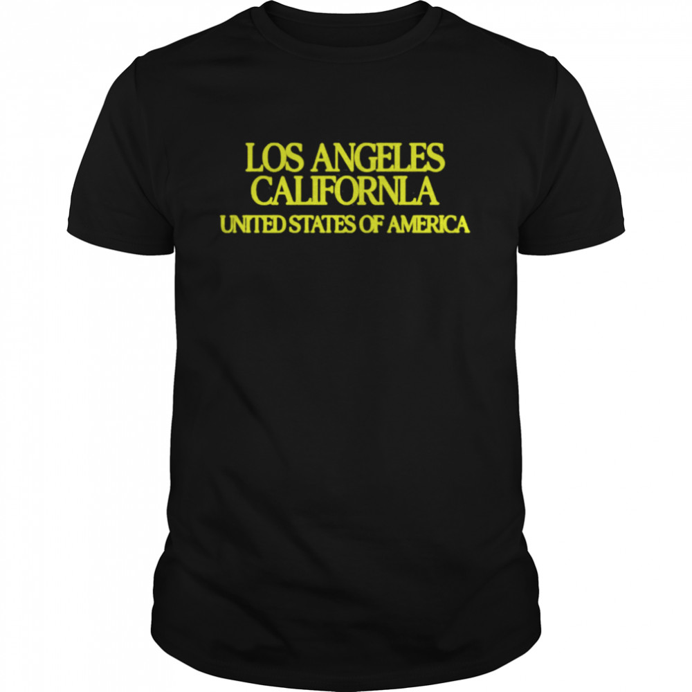 Los Angeles California United States Of America Shirt