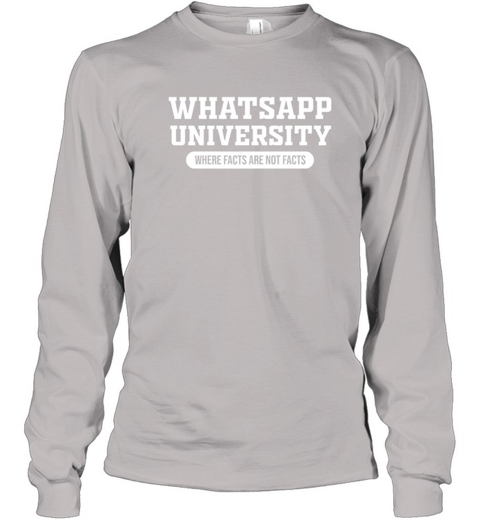 Whatsapp University  Long Sleeved T-shirt